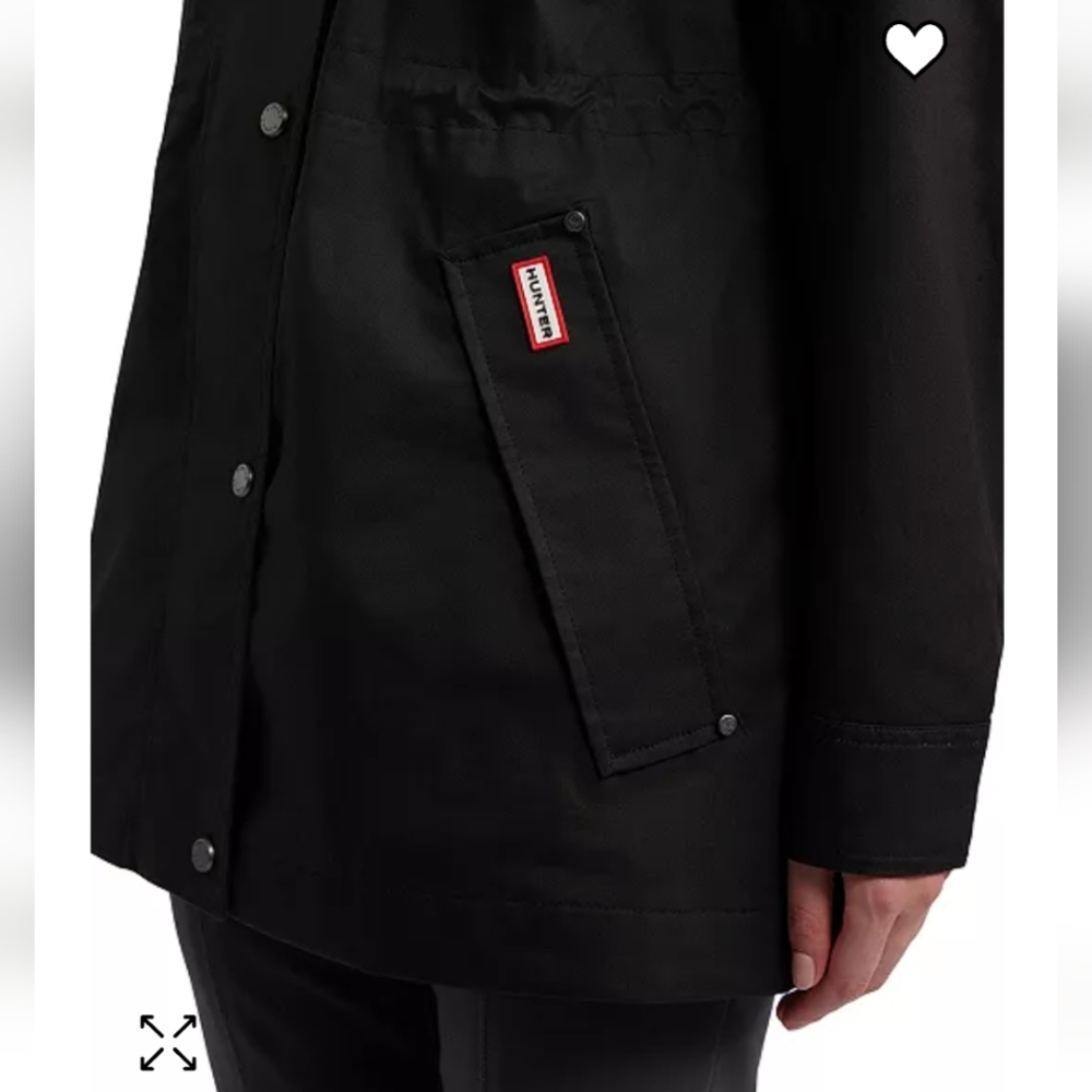 HunterWomen's Hooded Waterproof Rain Jacket - Picture 3 of 3